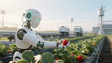 智能农业机器人采摘草莓