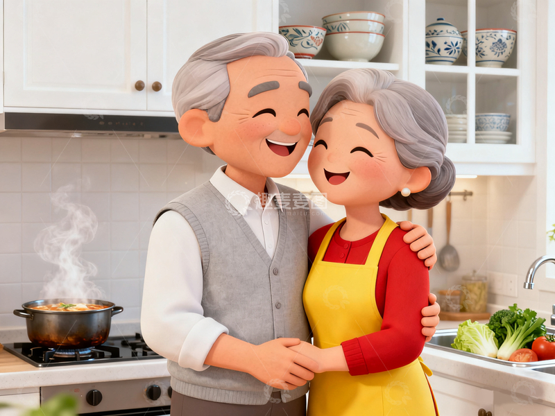 源文件下载【趣麦麦图】-3d卡通爷爷奶奶2