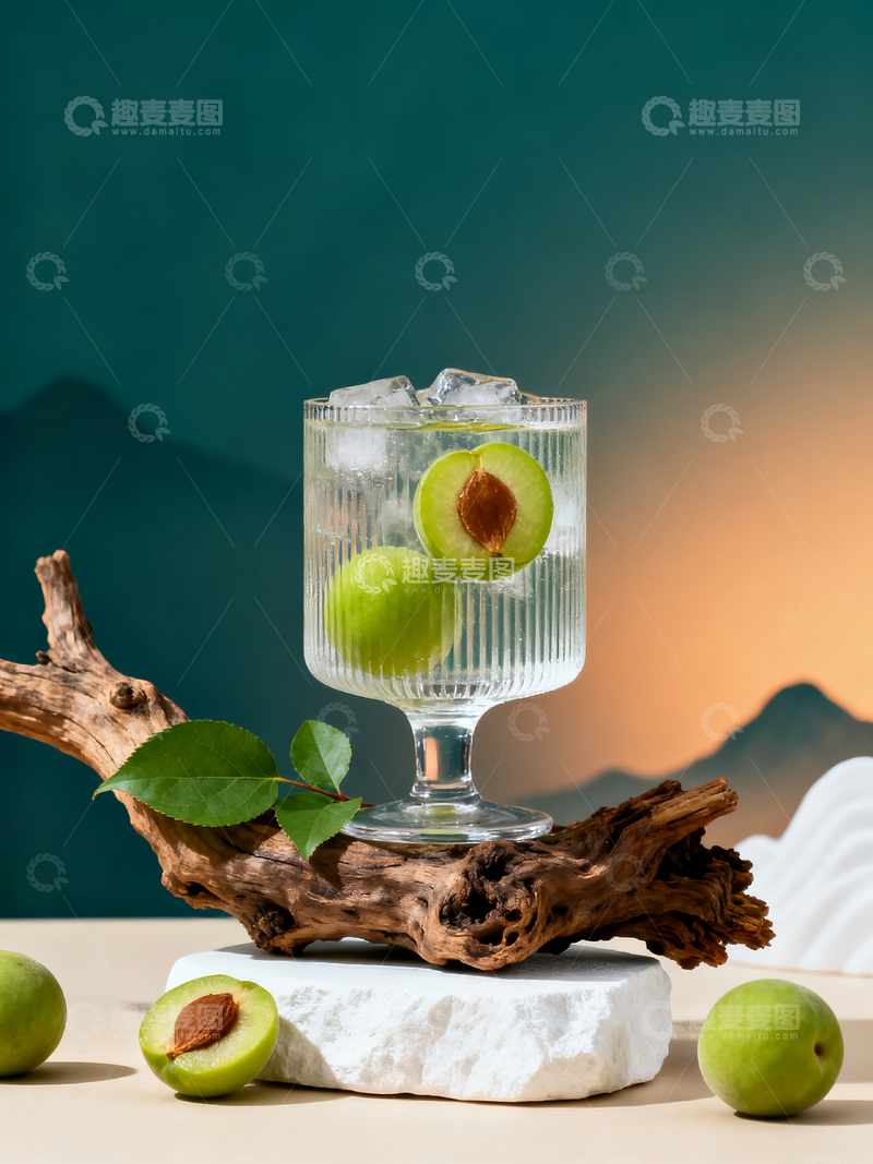源文件下载【趣麦麦图】青梅果酒摄影2