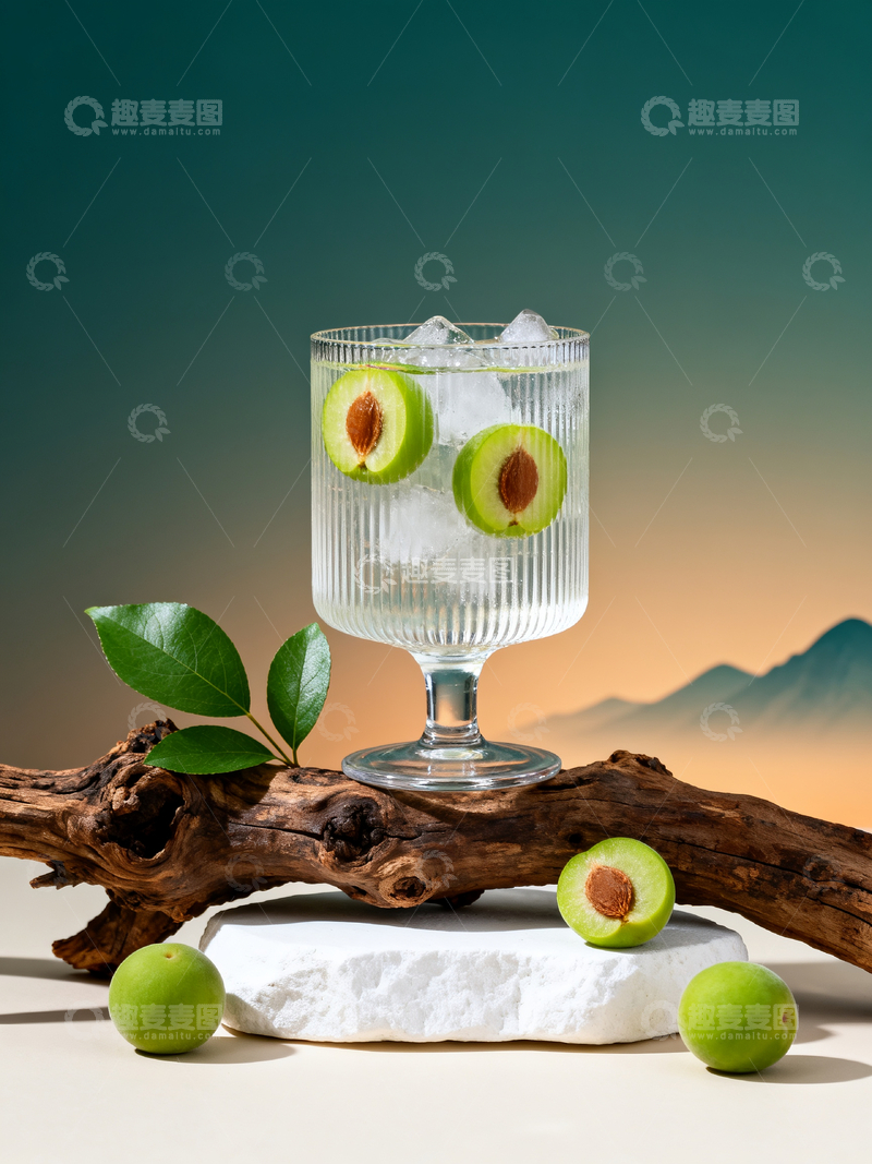 源文件下载【趣麦麦图】青梅果酒摄影3
