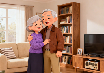 3d卡通爷爷奶奶3