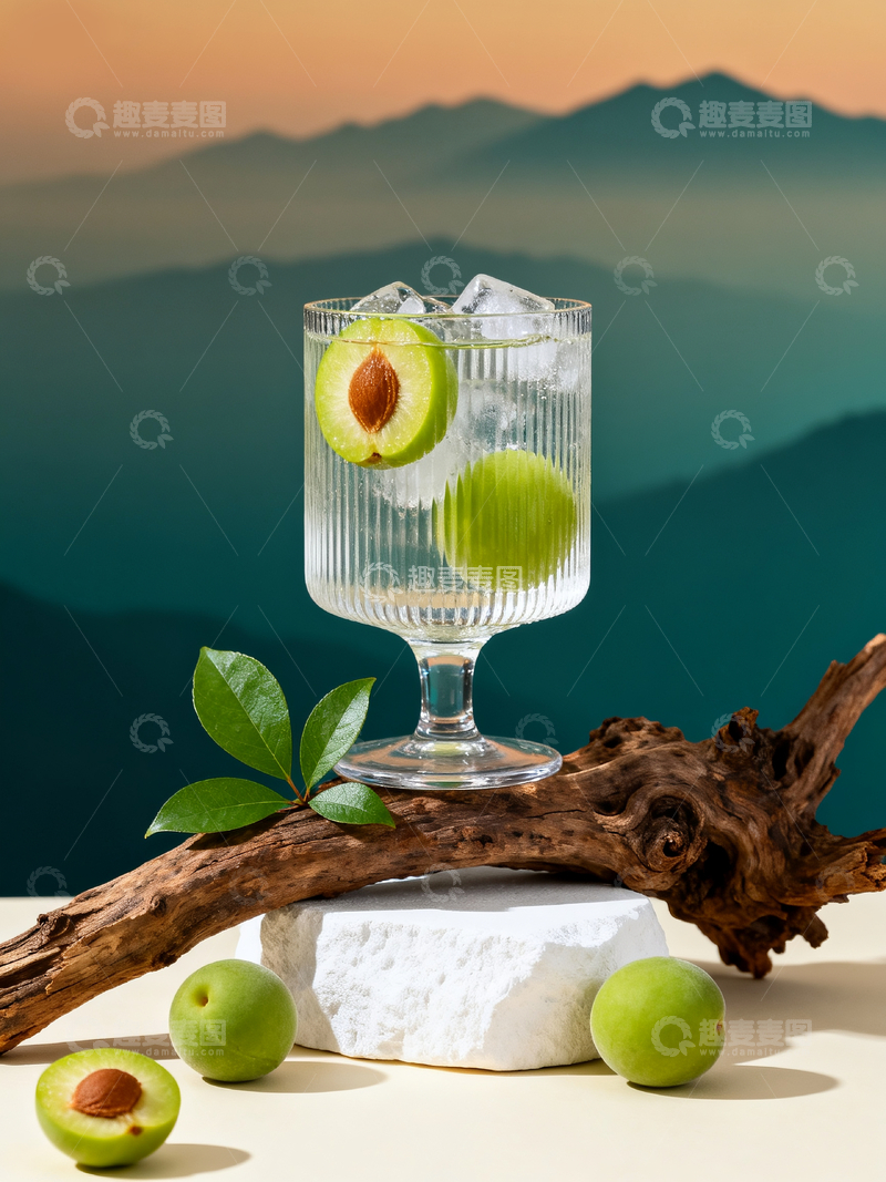 源文件下载【趣麦麦图】青梅果酒摄影4