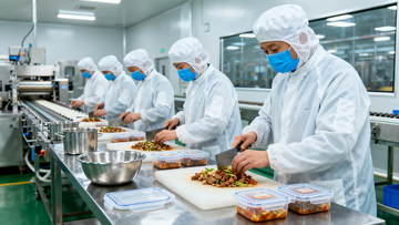 预制菜工厂工作场景1