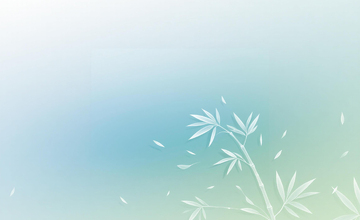 淡雅竹叶水彩背景