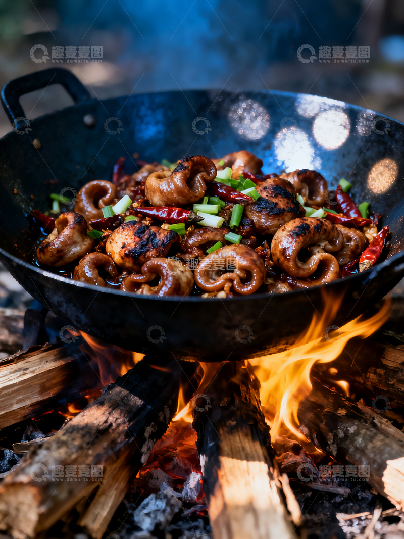 源文件下载【趣麦麦图】辣炒肥肠摄影3