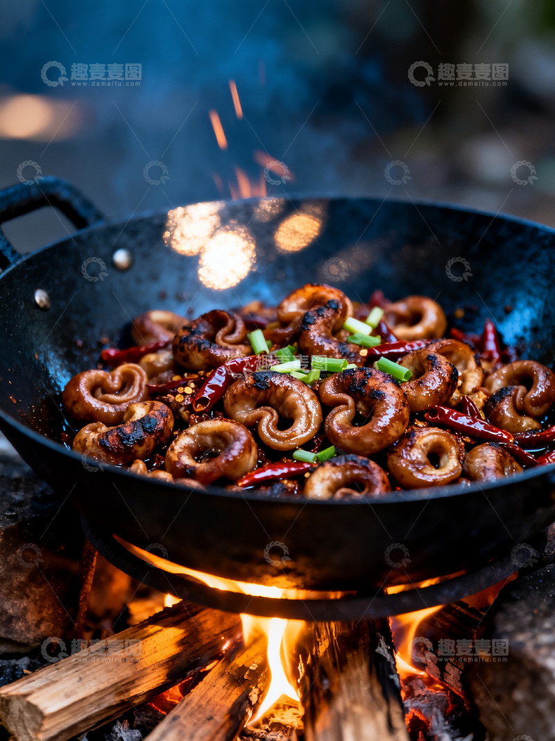 源文件下载【趣麦麦图】辣炒肥肠摄影4