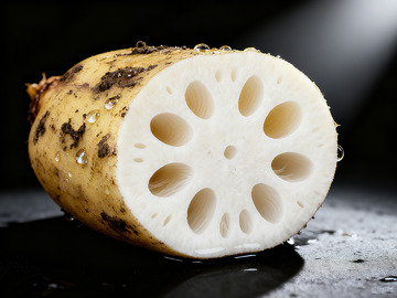 原产地九孔莲藕高清摄影图