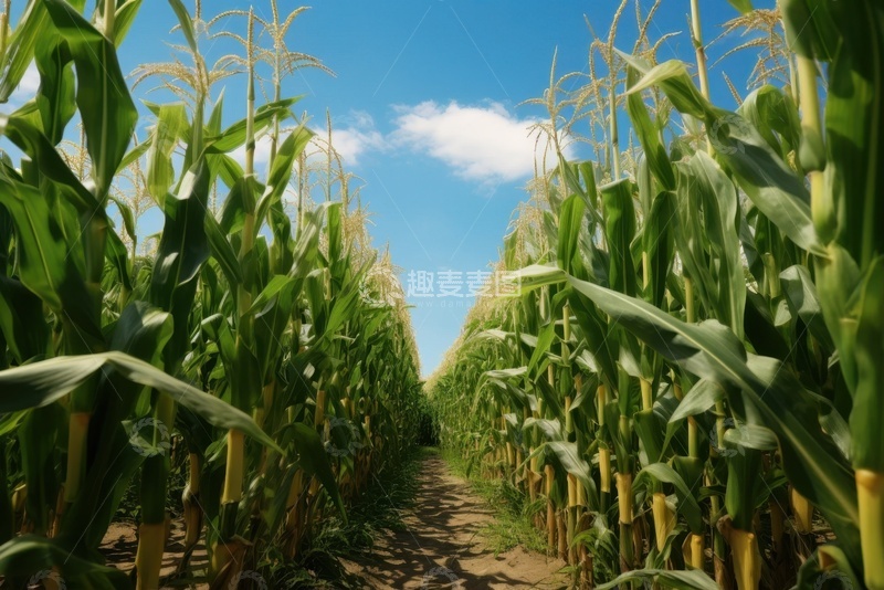 高清大图下载【趣麦麦图】农田玉米地风景