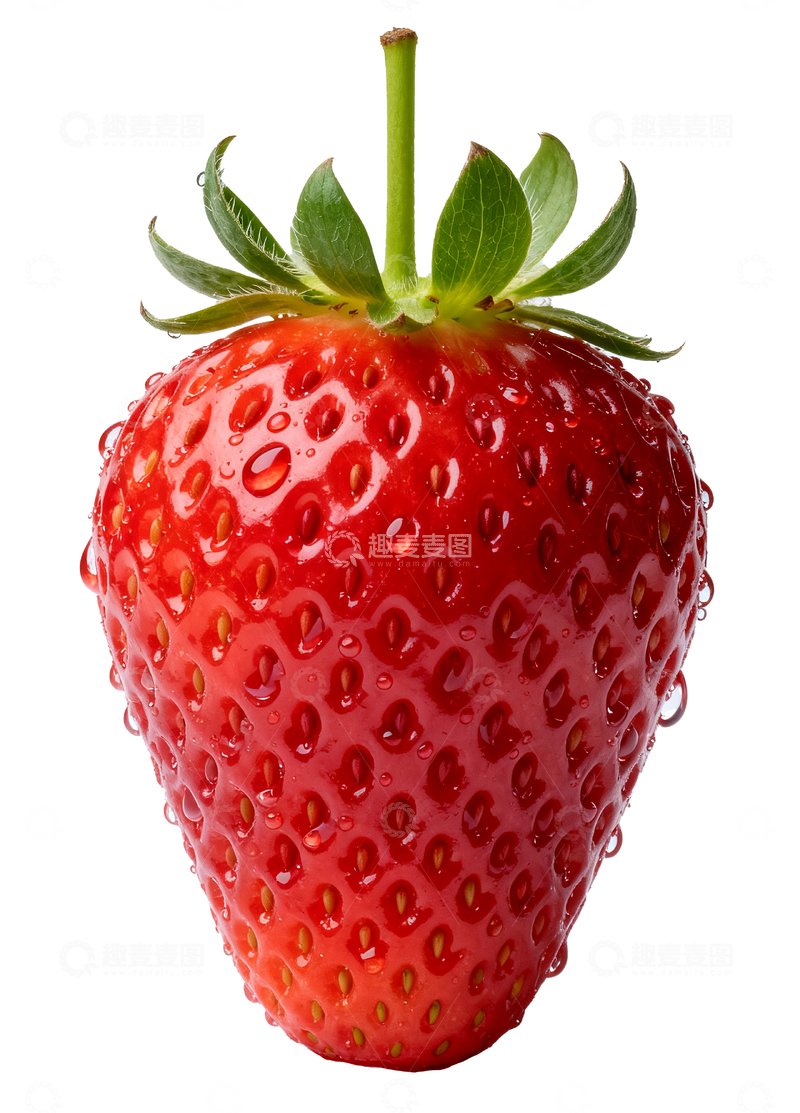 源文件下载【趣麦麦图】草莓特写摄影4