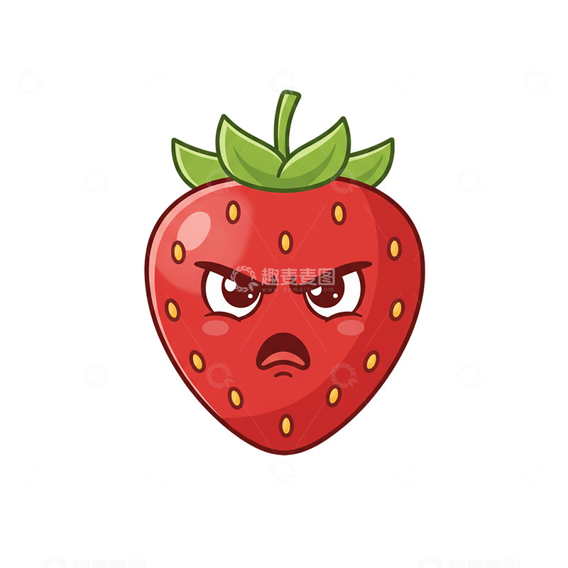 高清大图下载【趣麦麦图】草莓卡通漫画3