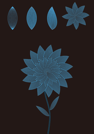 矢量图花卉设计素材