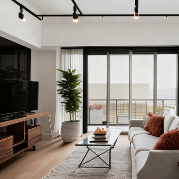 现代简约客厅装修设计效果图