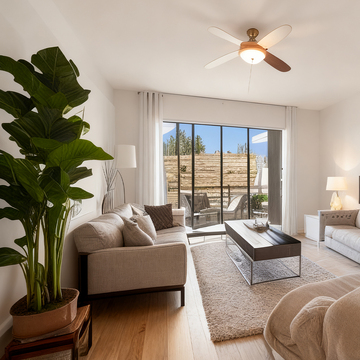 现代简约客厅装修设计图