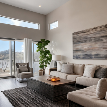 现代简约客厅装修设计效果图