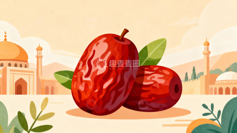 高清大图下载【趣麦麦图】新疆大枣红枣3