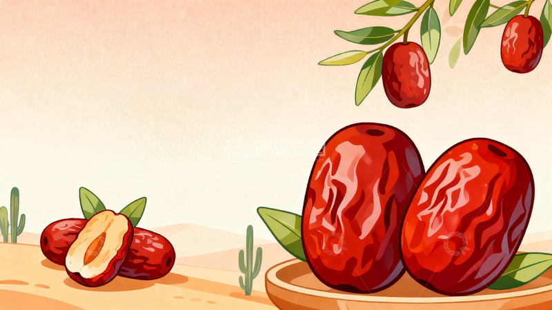 高清大图下载【趣麦麦图】新疆大枣红枣7