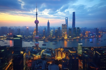 城市建筑自然美景