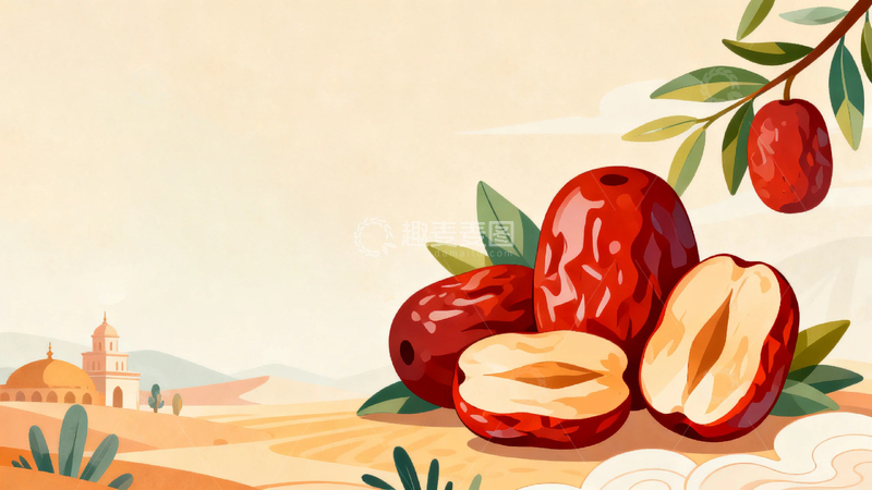 高清大图下载【趣麦麦图】新疆大枣红枣5