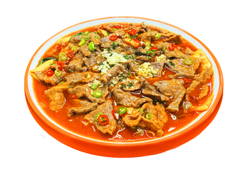 麻辣水煮牛肉美食摄影图片