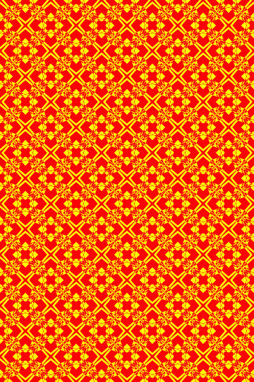 中国红 几何图案 装饰花纹17