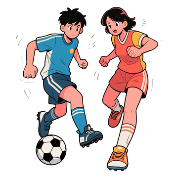 运动健身人物插画1