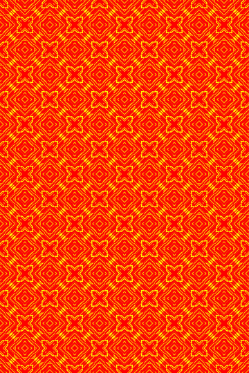 中国红 几何图案 装饰花纹15