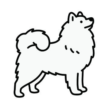 卡通狗狗简笔画