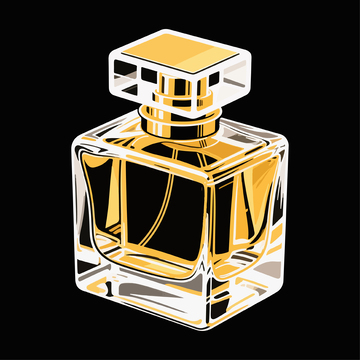 时尚香水瓶插画矢量素材