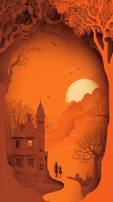 幽暗森林中的童话城堡