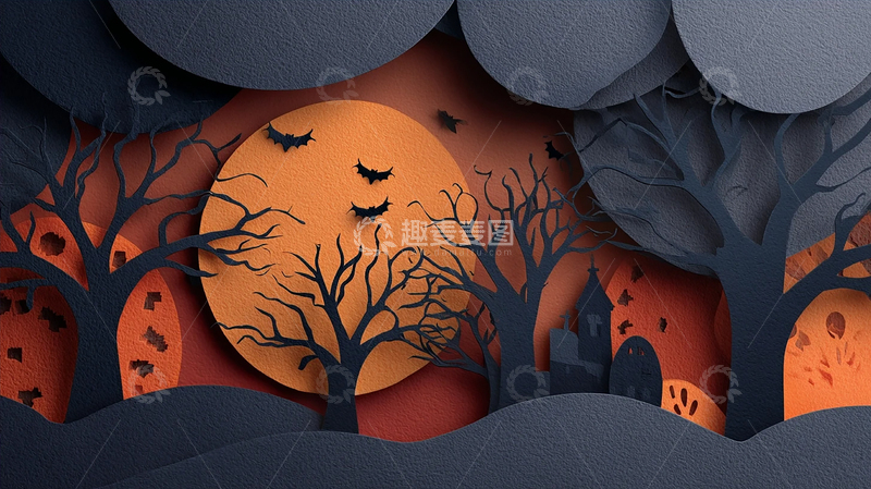 高清大图下载【趣麦麦图】恶魔的万圣夜