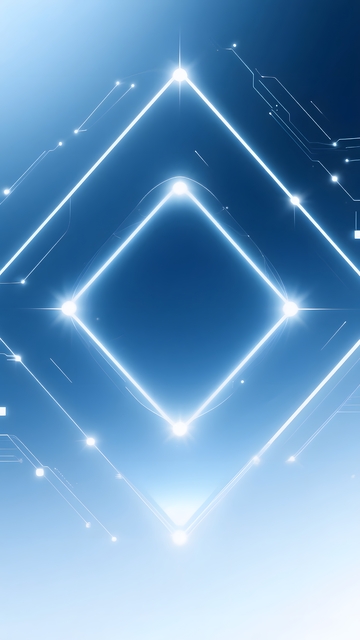 蓝色几何科技背景