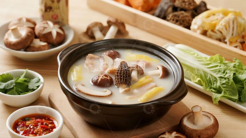 高清大图下载【趣麦麦图】美食汤锅食材烹饪场景商业照片