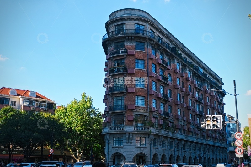 高清大图下载【趣麦麦图】上海武康大楼