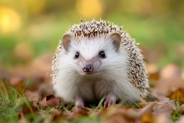 森林里的一只小刺猬