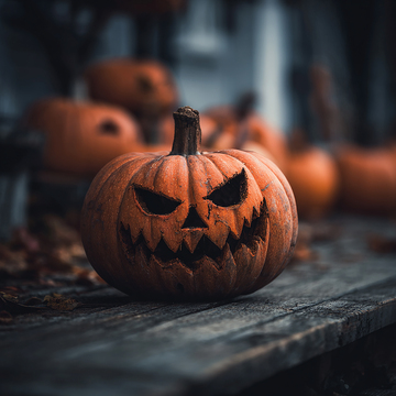 夜晚灯光南瓜景观