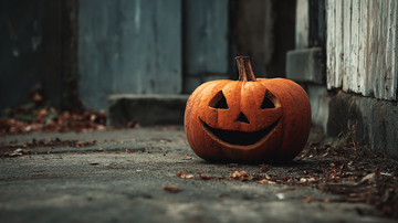 可爱搞怪的南瓜面具