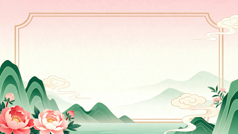 高清大图下载【趣麦麦图】-中国风艺术背景9