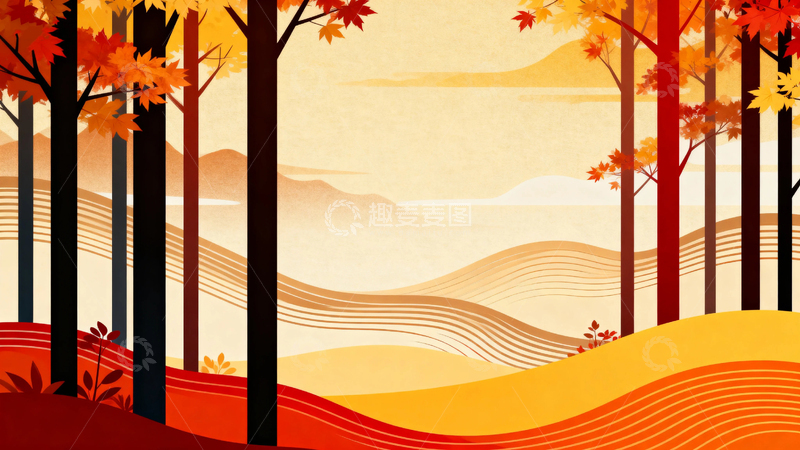 高清大图下载【趣麦麦图】秋分立秋秋天美景