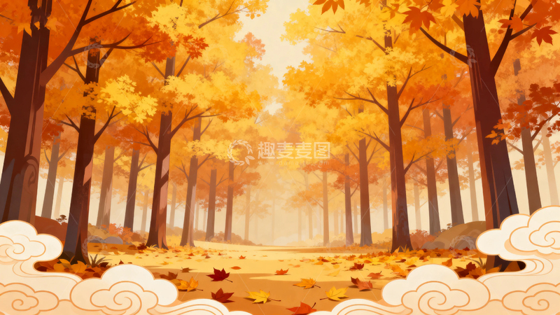 高清大图下载【趣麦麦图】秋分立秋秋天美景6