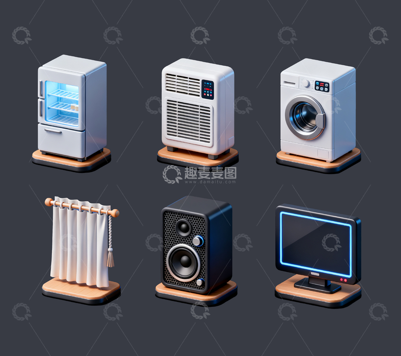 立体家电模型1