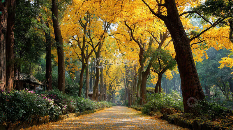 树林  鎏金  凋碧 