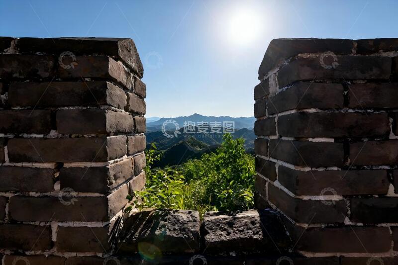 长城古韵山峦远景