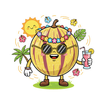 6人参果卡通漫画