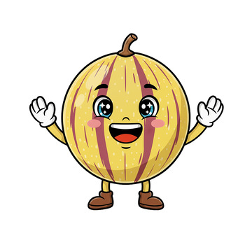 人参果卡通漫画