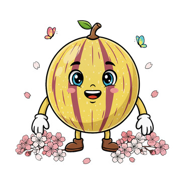 5人参果卡通漫画