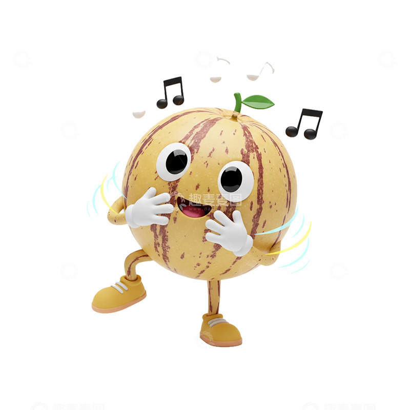 高清大图下载【趣麦麦图】16人参果卡通漫画