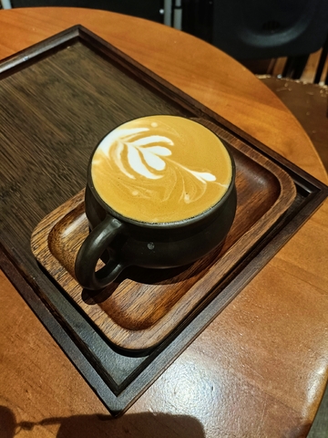 咖啡拉花艺术木质托盘