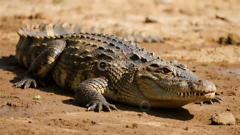 高清大图下载【趣麦麦图】生物百科凶兽之陆地鳄鱼