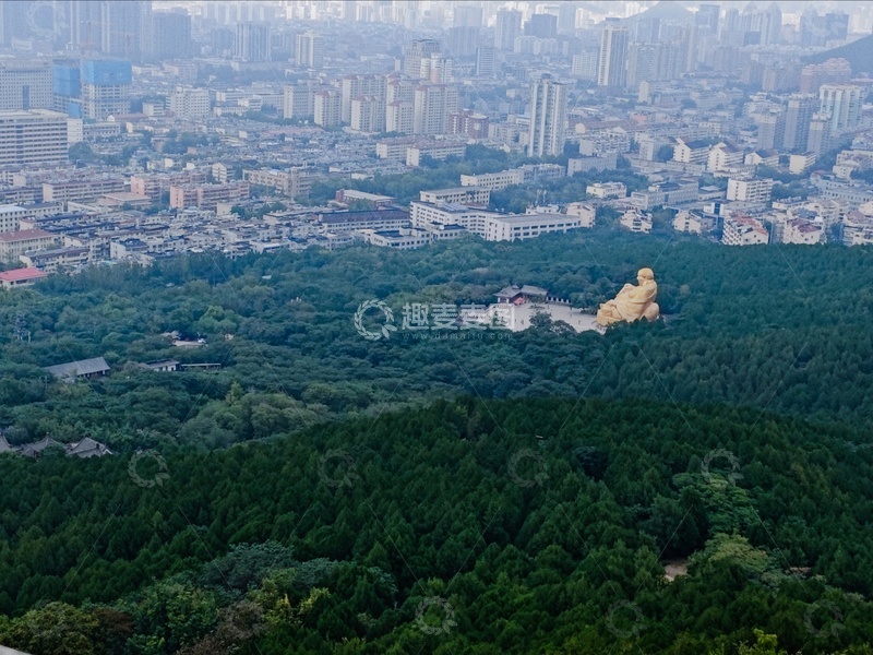 高清大图下载【趣麦麦图】千佛山俯瞰图