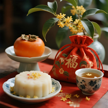 节日茶礼重阳糕福袋1